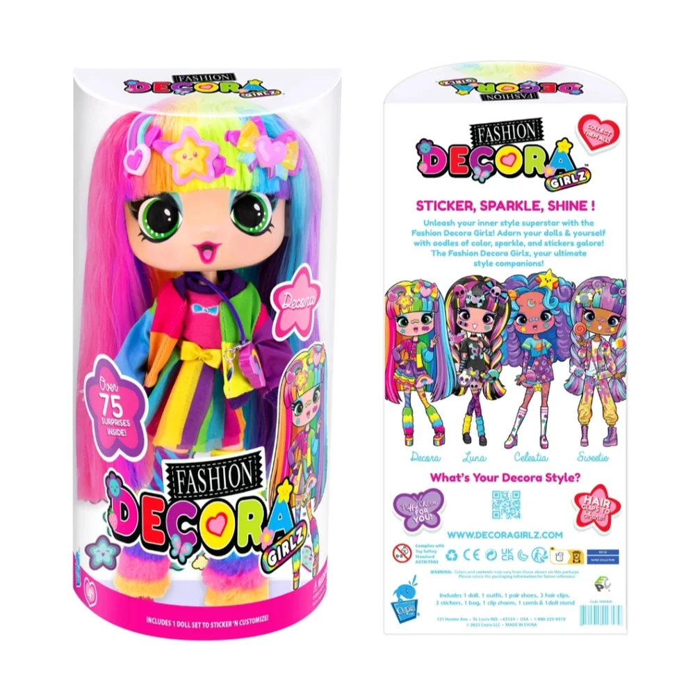 Decora Fashion Girlz 'Decora' Character 11-inch Poseable Doll🥰